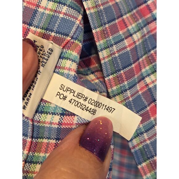 Ralph Lauren Shirt Men’s XL Multicolor Plaid Flesh Pony Long Sleeve Button Down - Picture 10 of 12